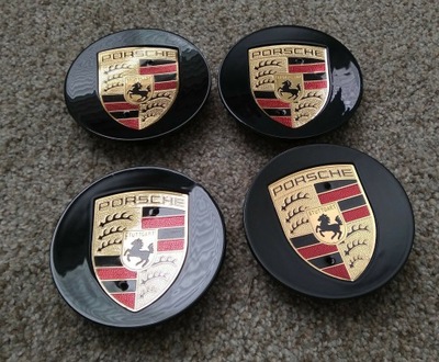 4 PIEZAS TAPACUBOS JUEGO PORSCHE PANAMERA 75MM 7L560114  