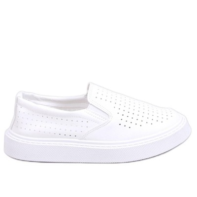 Trampki slip-on ażurowe White r.37