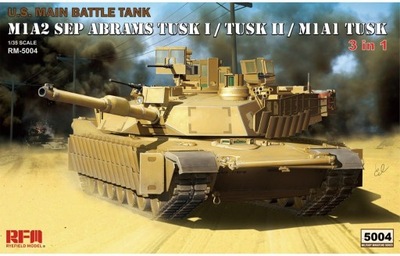 RFM-5004 M1A2 SEP Abrams TUSK I/II 3-1 1/35