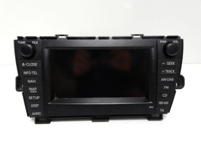 Радіо з навігація toyota prius _w3_ 8612047410 2010 фото №1