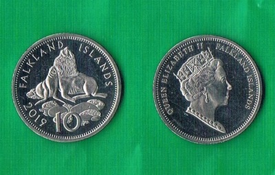 Falkandy - 10 pence - 2019r