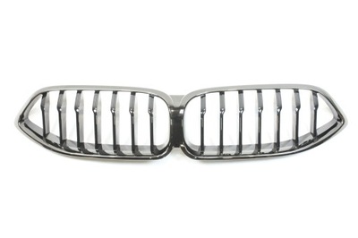 Решітки радіатора решітка радіатора решітка радіатора shadowline black хром bmw g14 g15 g16 фото №1