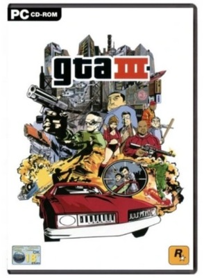 Grand Theft Auto III 3 GTA PC CD-ROM