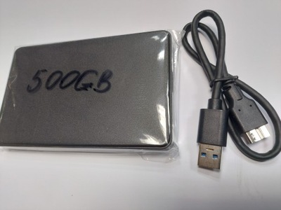 dysk twardy zewntrzny 500GB USB 3.0 przenośny