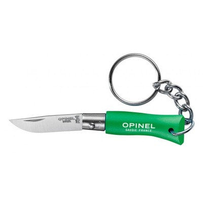 Nóż brelok Opinel Colorama 02 inox grab zielony