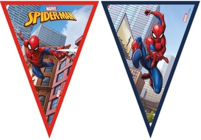 Flagi urodzinowe Spiderman 230 cm