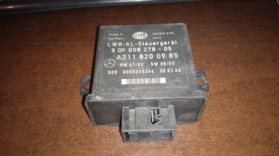 Mercedes w211 модуль блок керування світла a2118200985 фото №1