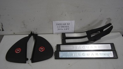 Пластик защита накладка порог jaguar xf lift 11r. фото №1