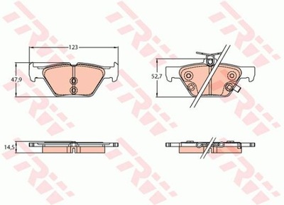 ZAPATAS HAM. SUBARU T. OUTBACK 2,0D/2,5-3,6 14-  