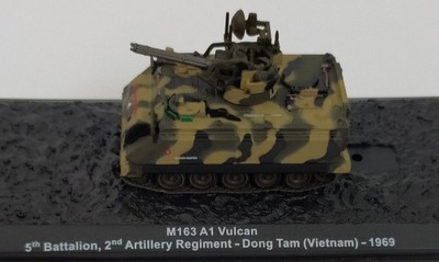 M163 A1 VULCAN US ARMY VIETNAM DONG TAM 1969 - ALTAYA 1/72 metal