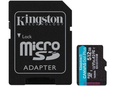 Karta KINGSTON Canvas Go- Plus microSDXC 512GB