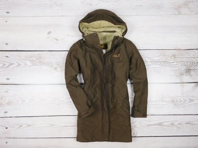 JACK WOLFSKIN__TEXAPORE__5TH AVENUE__BRĄZOWA PARKA__M-L