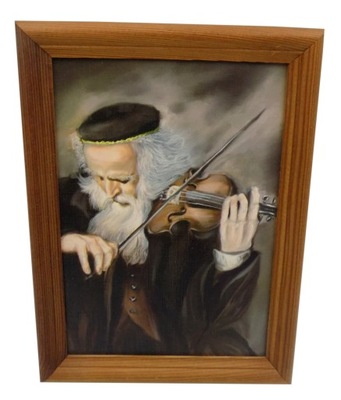obraz Żyd grający na skrzypcach dekoracja ścienna