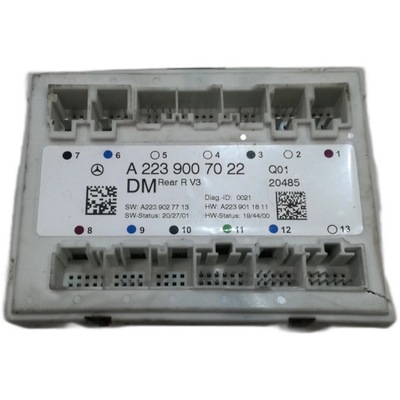 Mercedes w223 блок управления дверь a2239007022 фото №1