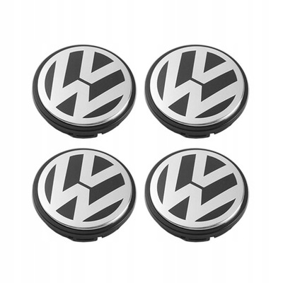 4X КОВПАЧКИ КОВПАЧКИ KAPSLE DO ДИСКІВ 60MM VOLKSWAGEN