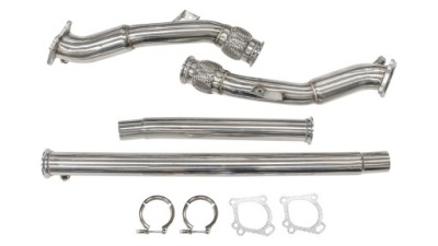 Даунпайп turboworks сталь нержавіюча audi s4 b5 2.7 biturbo фото №1