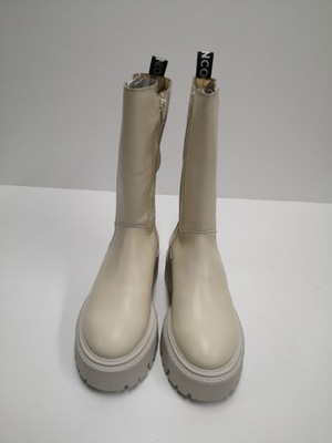 Bianco botki damskie platforma r. 36
