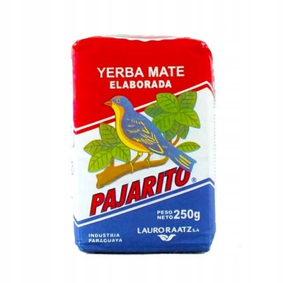 Yerba Mate Pajarito Elaborada Tradicional 0,25kg