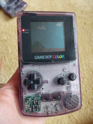 Nintendo Game Boy Color Clear Purple