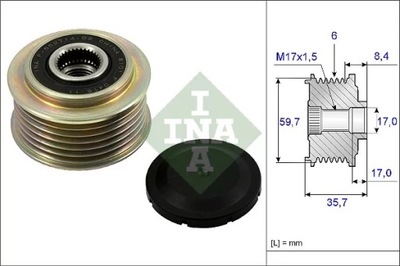 INA 535022510 CLUTCH ALT.  