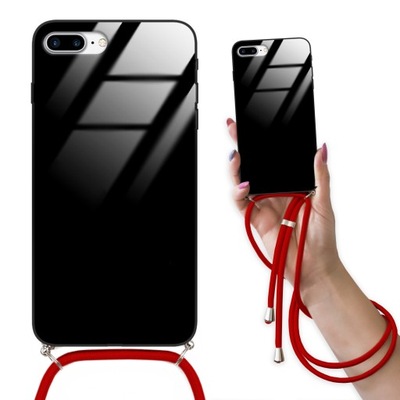 ETUI CROSSGLAM DO IPHONE 7/8 PLUS CZERWONY SZNUREK