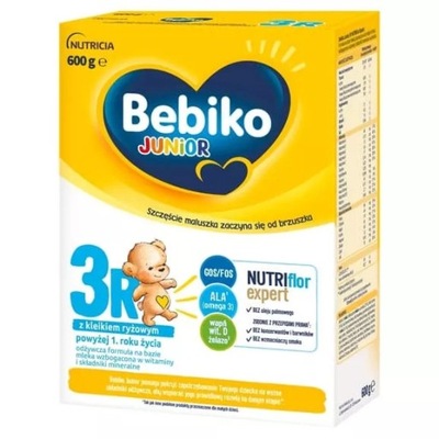 Bebiko Junior 3 NUTRIflor Expert waniliowy 600g