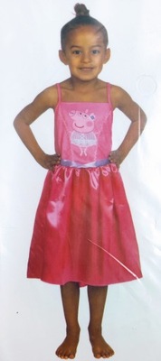 Sukienka kostium Świnka Peppa dla dziewczynki 3-4 latka