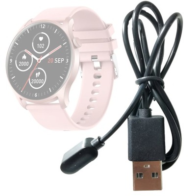 ŁADOWARKA KABEL PRZEWÓD USB SMARTWATCH GWR201 PRO