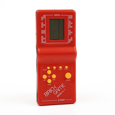 Gra Elektroniczna Tetris - Brick - Konsola CZERWONA