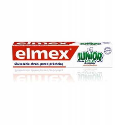 Elmex Junior pasta do zębów dla dzieci 6-12 75ml