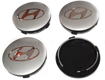 HYUNDAI КОВПАЧКИ KAPSLE КОВПАЧКИ DO ДИСКІВ 65MM/60MM