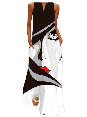 Sukienki Moda damska Fashion Print Casual 38671