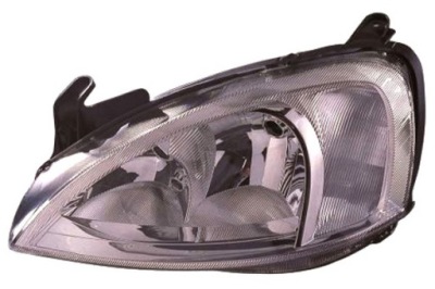 Depo фара opel combo corsa c h7 00- pr, kieru фото №1