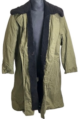 Płaszcz wojskowy LWP kurtka kożuch wartowniczy z PRL używany ciepły 42