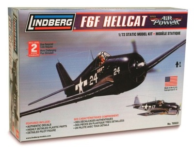 Model Plastikowy Do Sklejania Samolot F6F Hellcat