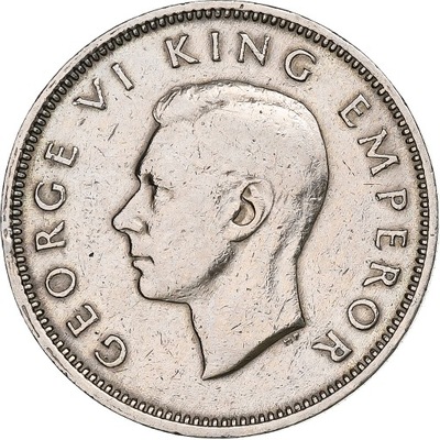 Nowa Zelandia, George VI, Shilling, 1947, London,