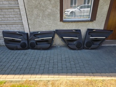 Mercedes ml164 обивка обшивки дверь кожа drewno idealne комплект фото №1