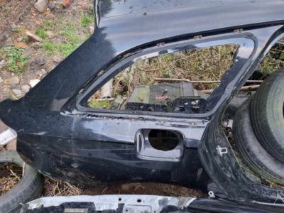 Audi a6 4g четверть перед задняя , блок двигателя средний носик левый фото №1