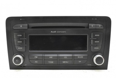 Радіо радіопрогравач cd 8p0035186p audi a3 8p lift 04-08 фото №1