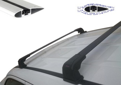 Ford transit custom 2023+ рейлинги багажник крышный балка тихий фото №1