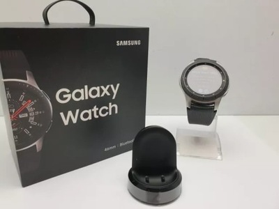 SMARTWATCH SAMSUNG GALAXY WATCH 46MM SREBRNY SM-R800 KOMPLET