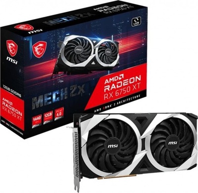 Karta graficzna MSI Radeon RX 6750 XT Mech 2X 12GB GDDR6