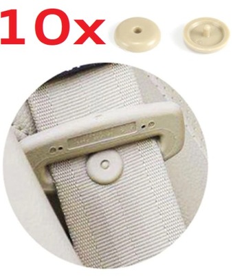 10x бежева кліпса блокування pas безпеки кліпса фото №1