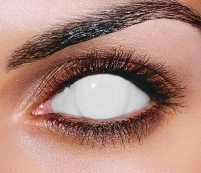 Soczewka Colourvue Crazy Blind White -0,00