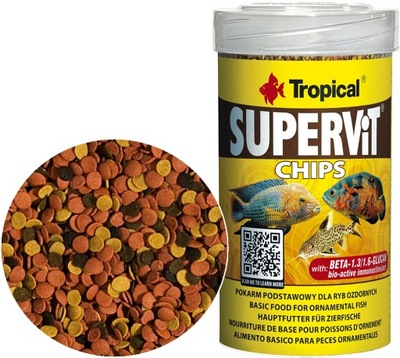 TROPICAL Supervit Chips 100ml/52g Pokarm