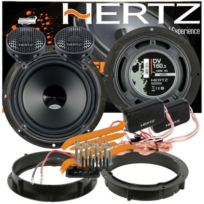 HERTZ DSK160 ALTAVOCES VW GOLF 6 POLO PARTE DELANTERA PARTE TRASERA DYS  