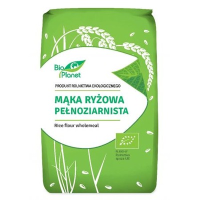 Mąka ryżowa pełnoziarnista 500 g Bio