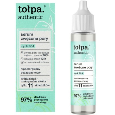 Tołpa Authentic Serum zwężające pory 20ml