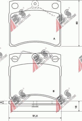 ZAPATAS DE FRENADO PARTE DELANTERA VW TRANSPORTER IV 1990-2003  