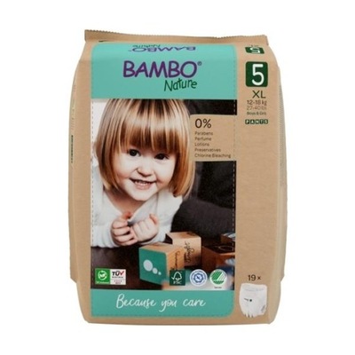 Pieluchomajtki Bambo Nature 5 Junior 12-18kg 19szt